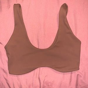 Joah Brown Suede Mocha Bra